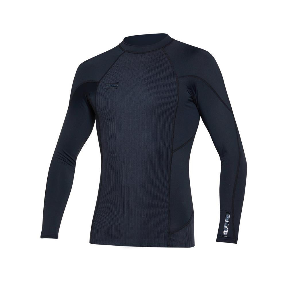 O'Neill Men's Hyperfreak 1.5mm TB3X Neo/Lycra LS Crew -Black / Black