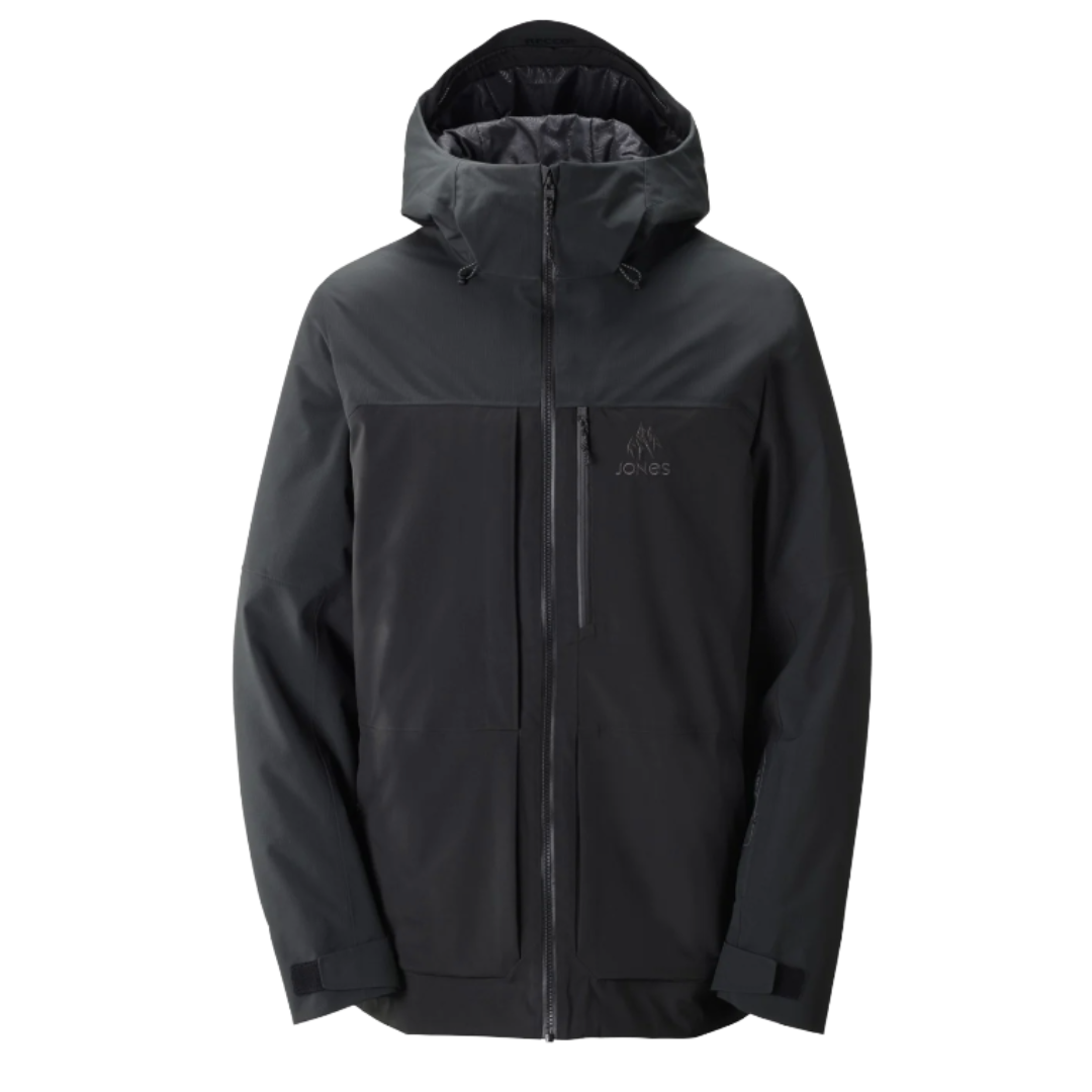 Jones Mountain Surf Recycled Parka - Stealth Black