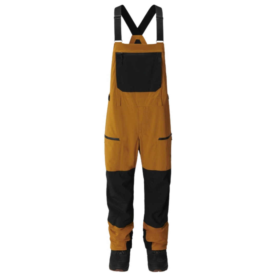 Jones Mountain Surf Recycled Bib Pant - Sierra Brown