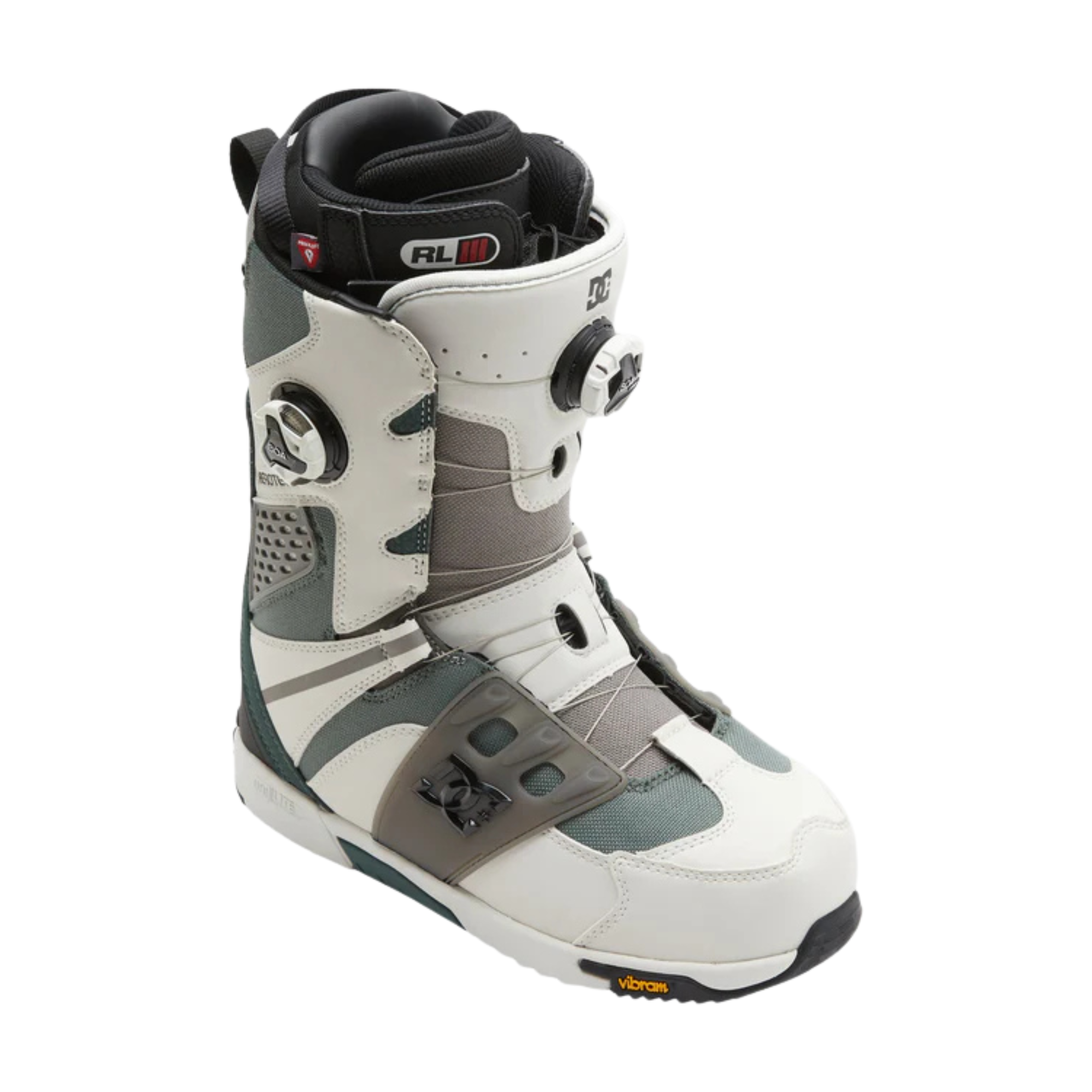 DC Men's Phantom Snowboard Boot - Forest Green / White