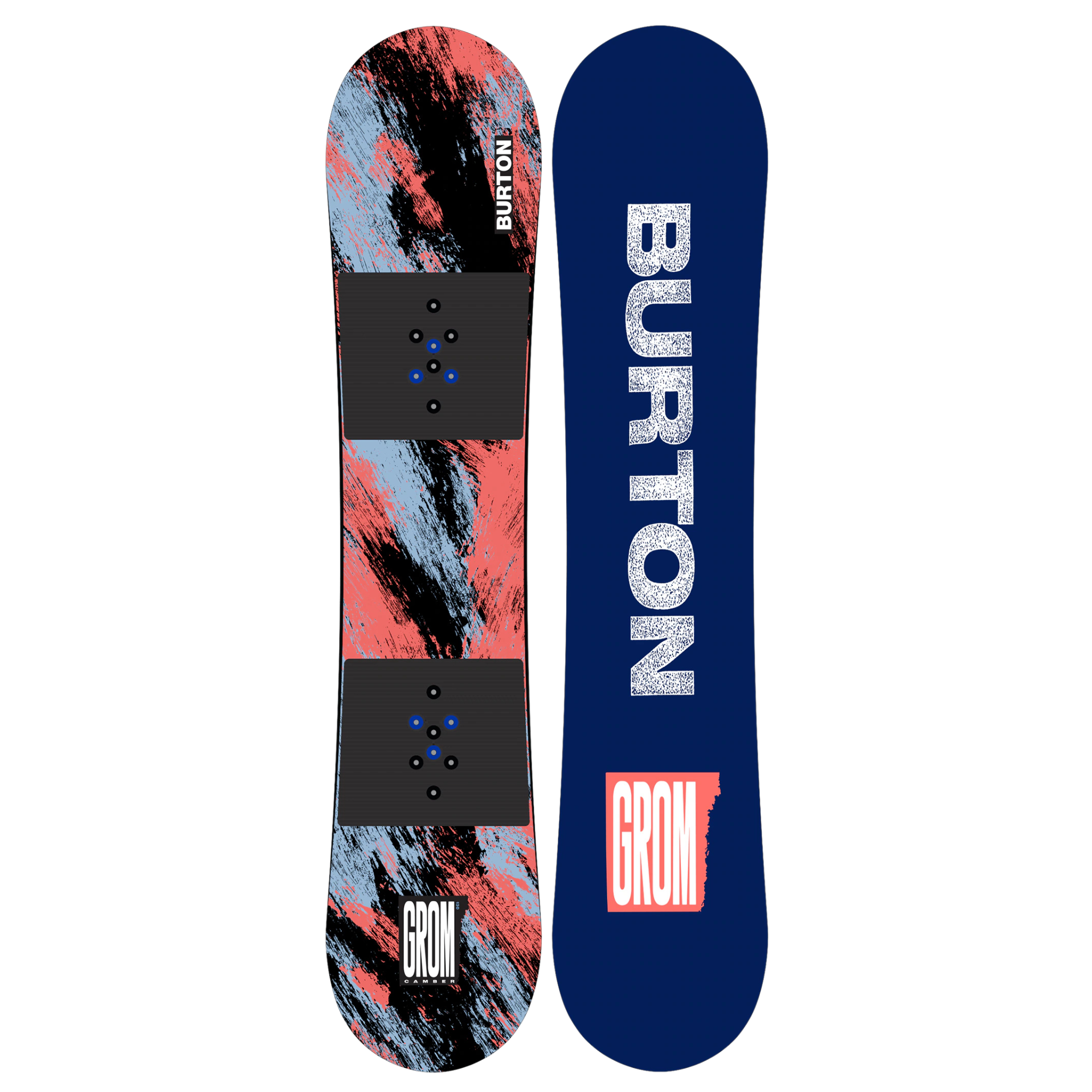 Burton Kids' Grom Camber Snowboard  - Peach / Blue