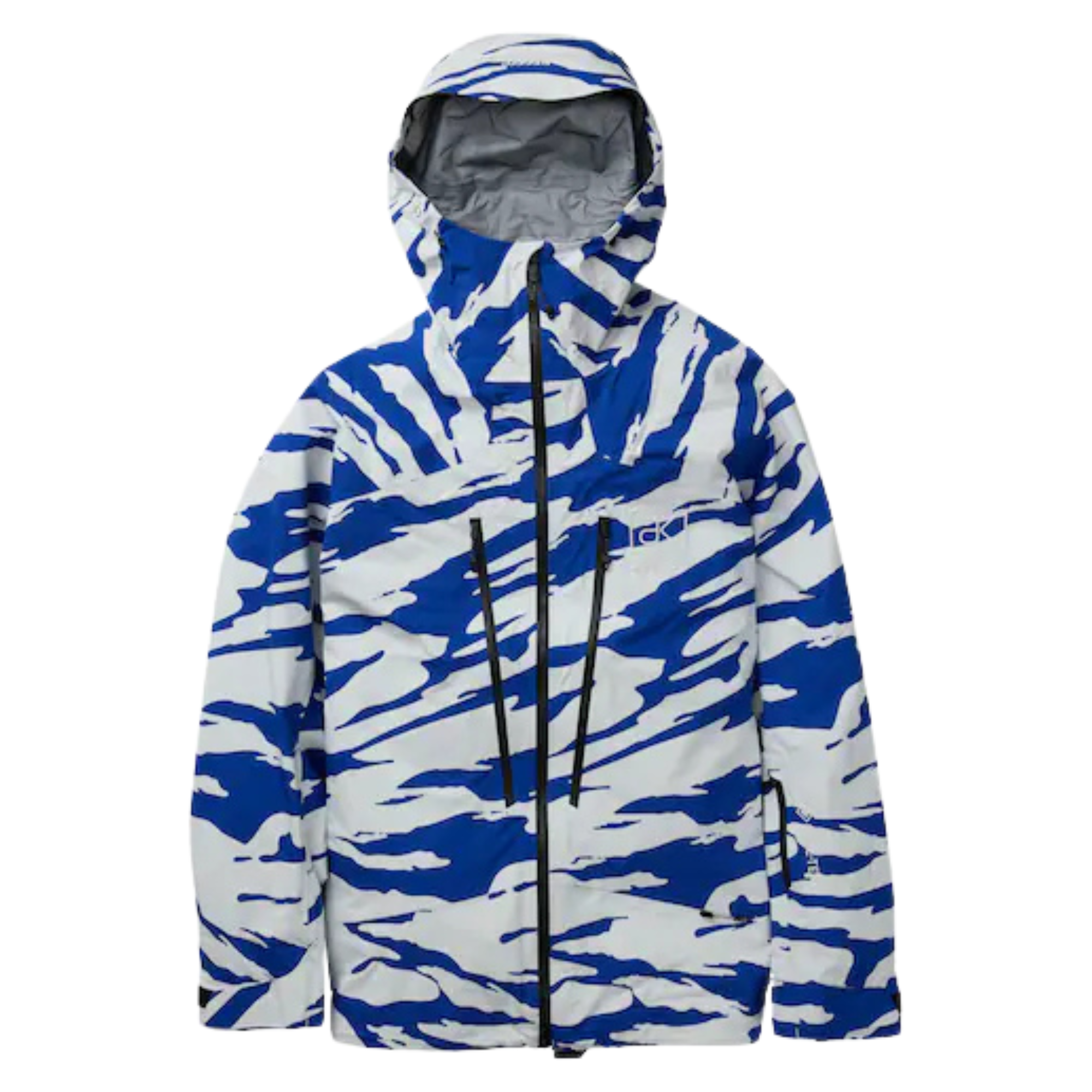 Women's [ak] Tuvak GORE-TEX 3L C-Knit Jacket - Oversized Zebra Jake Blue