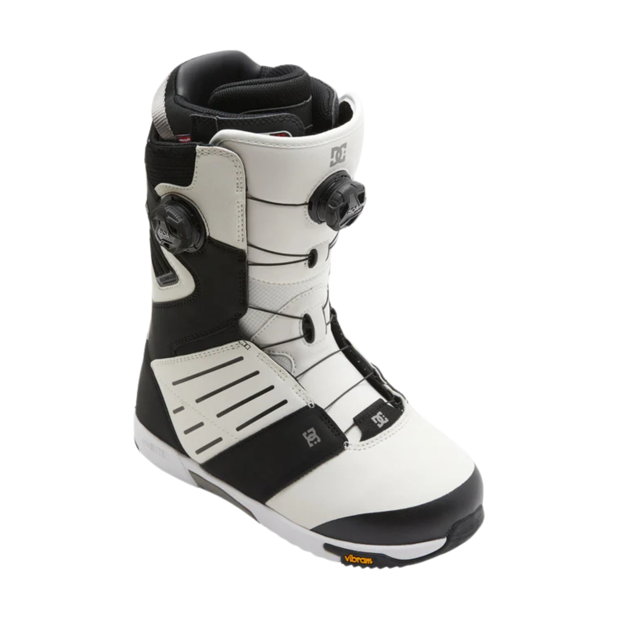 DC Men's Judge Snowboard Boots - White / Black / Citrus