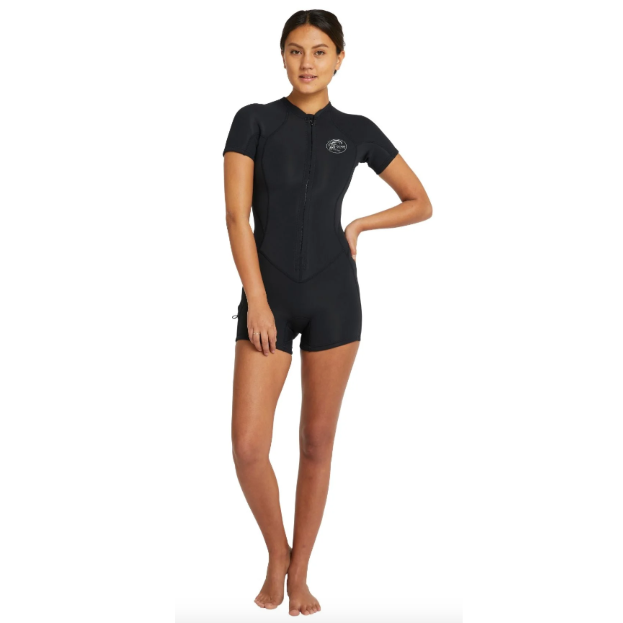 O'Neill Women's Bahia FZ SS Spring 2mm - Black