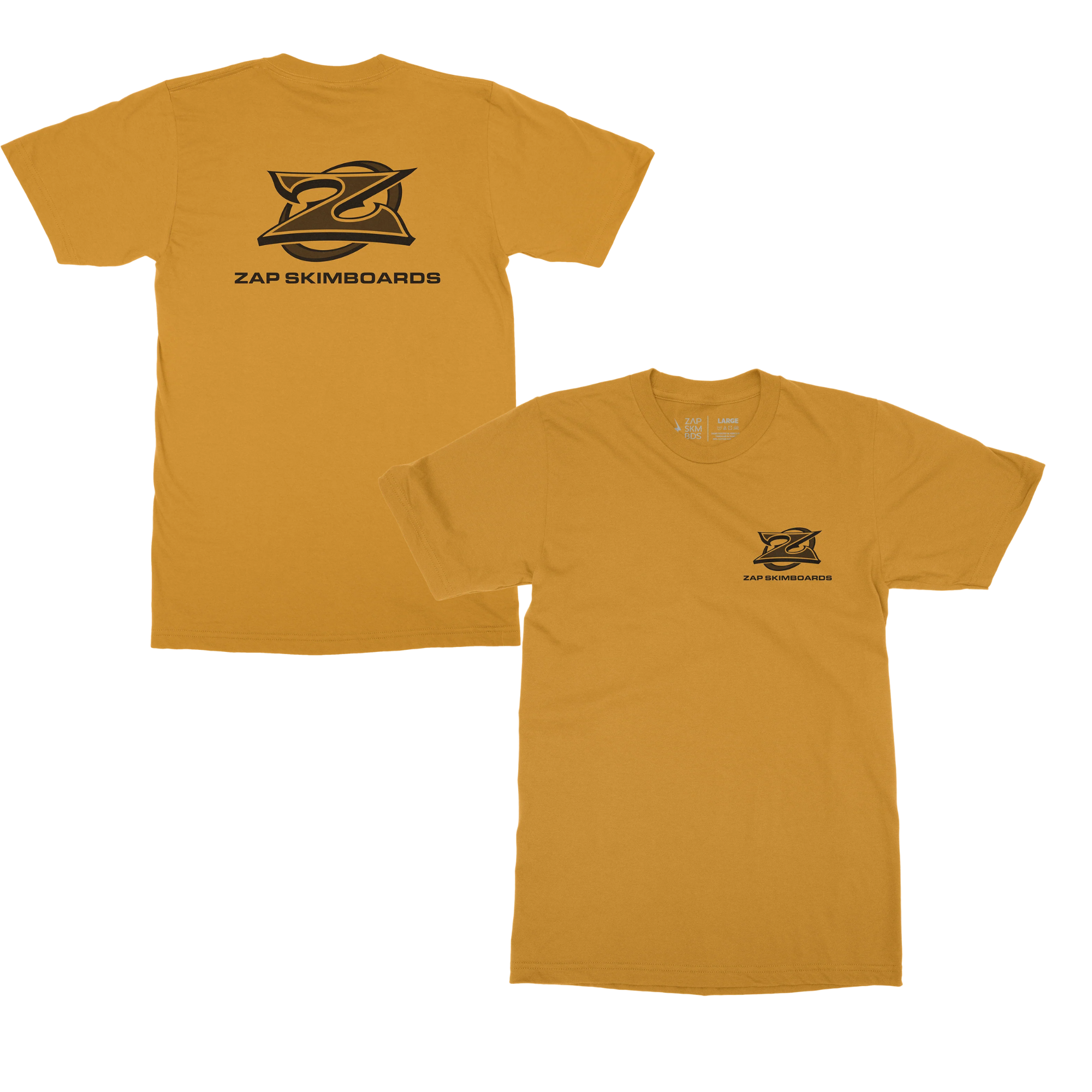 Zap Oval T-Shirt - Gold