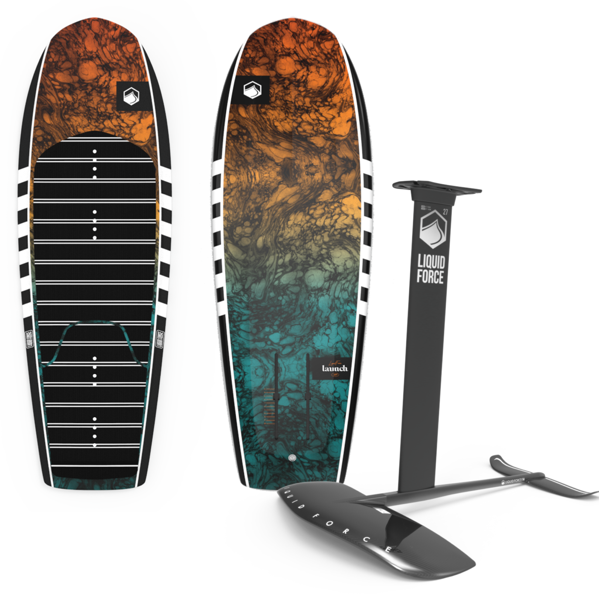 Liquid Force Launch 4'5" Board + Flite Foil 120 Set