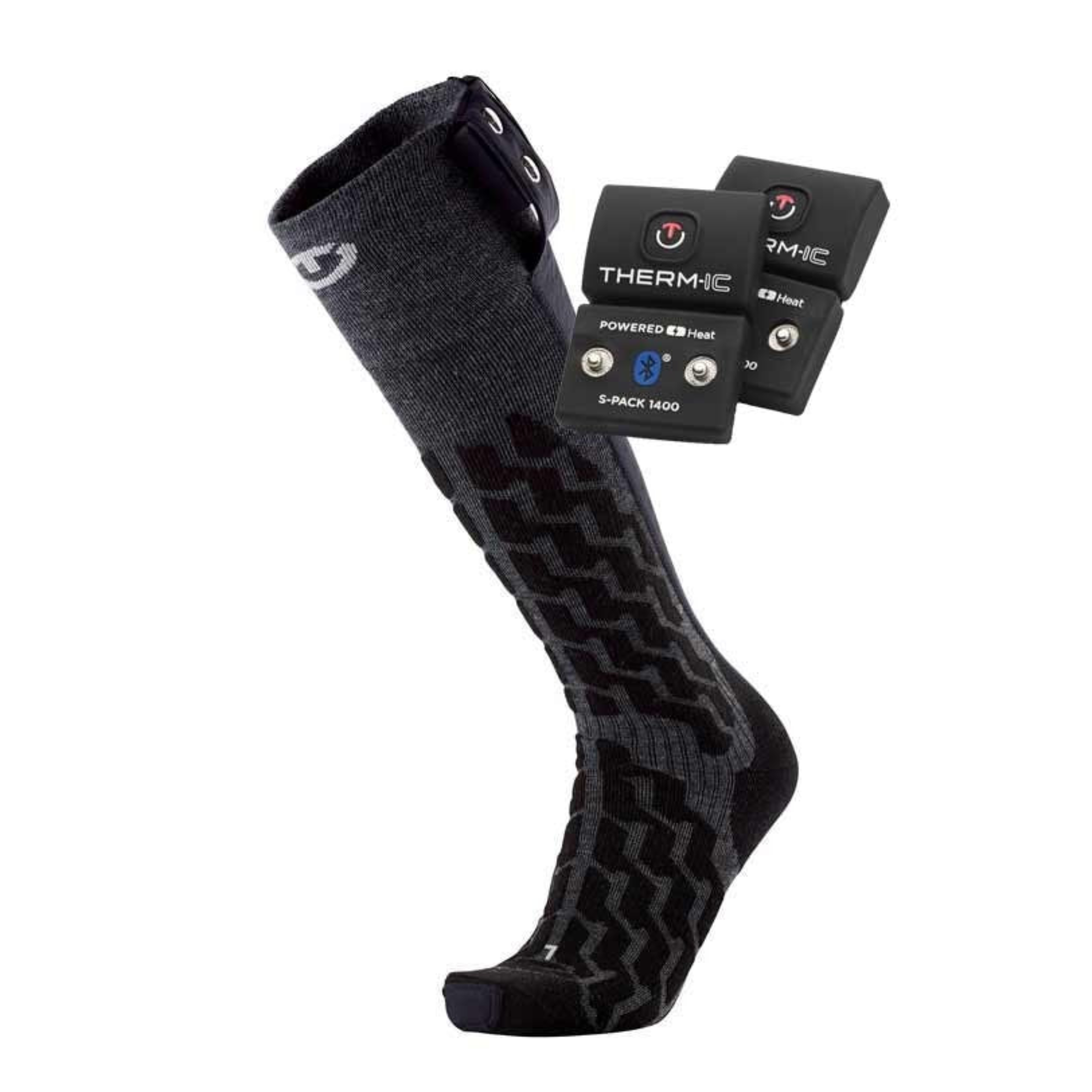 Thermic Heat Fusion Unisex Socks + S-Pack 1400 BT Batteries