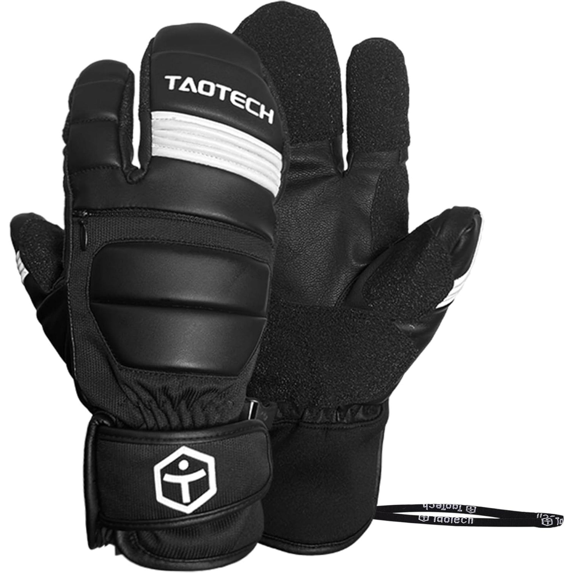 TaoTech 3 Finger Glove - Black