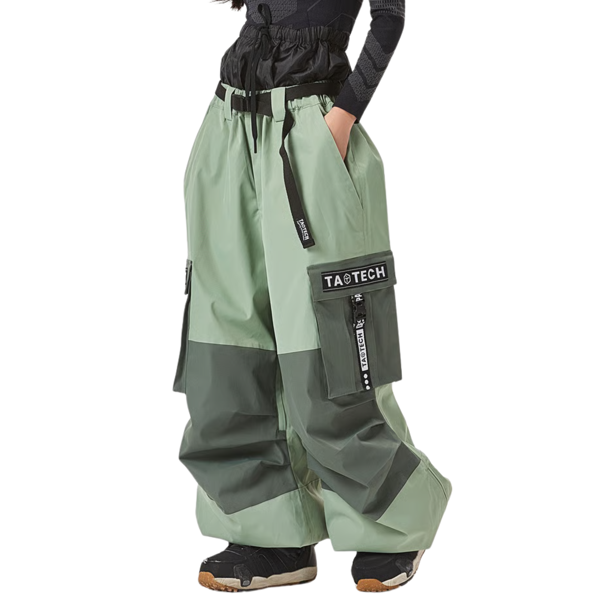 TaoTech 2L Loose Snowboard Pants -Green