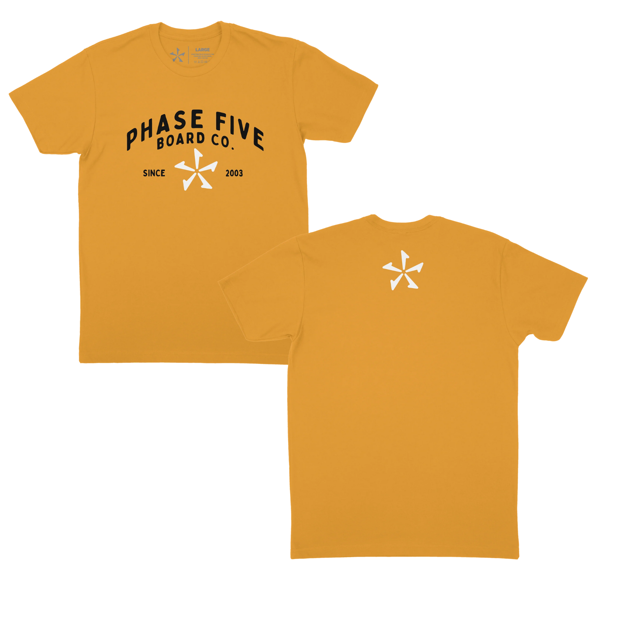 Phase Five Captain Short Sleeve Tee - Gold