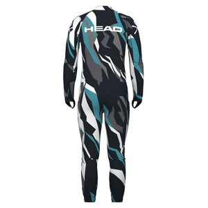 Head Junior Ski Race Suit - Speed Blue / White