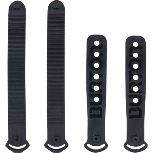 Burton Toe Tongue and Slider Replacement Set Black Ballistics